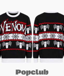 Venom Spider Web Ugly Christmas Sweater