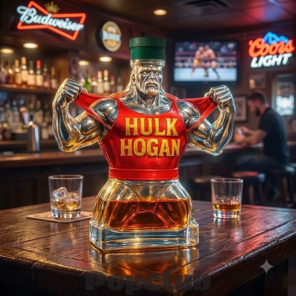 WWE Hulk Memorial Crown Royal Whiskey Bottle WWE Hulk Memorial Crown Royal Whiskey Bottle