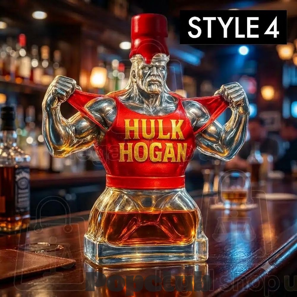 WWE Hulk Memorial Crown Royal Whiskey Bottle WWE Hulk Memorial Crown Royal Whiskey Bottle
