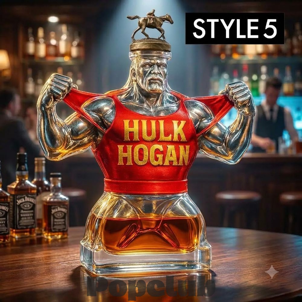 WWE Hulk Memorial Crown Royal Whiskey Bottle WWE Hulk Memorial Crown Royal Whiskey Bottle