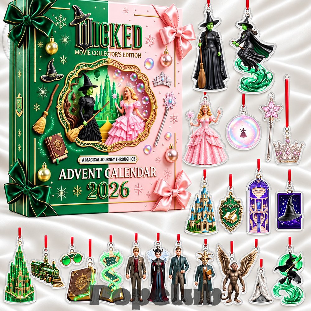 Wicked Movie Advent Calendar 2026 for Wicked Fans Wicked Movie Advent Calendar 2026 for Wicked Fans