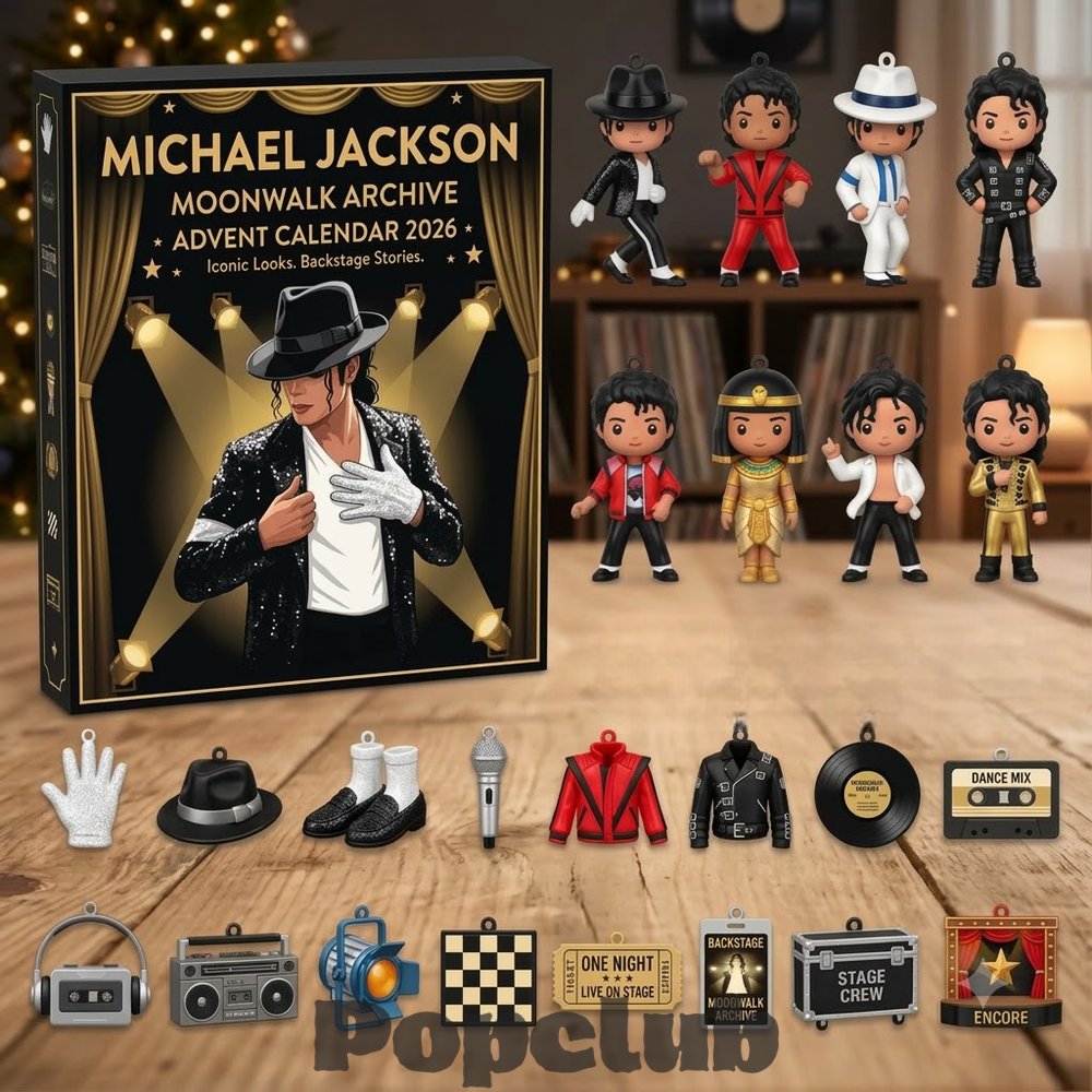 Michael Jackson Moonwalk 2026 Advent Calendar - 24 Collectible